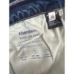 Oliver Logan NWT Aberdeen Wide Leg Crop Jeans in Dark Aged Vintage Size 30 Photo 6