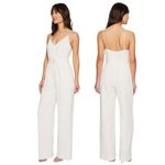 Jill Stuart Jill Coastal Blue Spaghetti Strap Belted Jumpsuit w/ Pockets Size 6 Photo 1