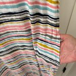 Talbots  Painterly Stripe Henley Midi Dress. Size Medium. Photo 6