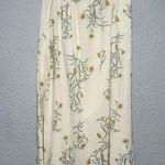 Joie Linen Blend Floral Midi Skirt Size Small Photo 0