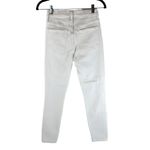 J.Crew Womens 10" Highest-Rise Skinny Jean White Denim High Rise Skinny Jeans 25 Photo 1