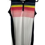 Callaway NWT! Abstract Gradient Print Color Block Golf Dress - Size Large Photo 3