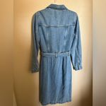 7 For All Mankind denim lustre midi dress size small in valentine Photo 10