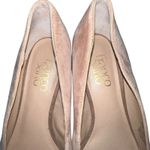 Franco Sarto Guliana Suede Leather Pumps Women's Size 6.5 Tan Chunky Heel Shoes Photo 8