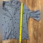 Love by Gap Blue Heart Loungewear Button Down Pajama Top Valentine’s Day Cozy M Size M Photo 6