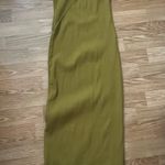 ZARA  Asymmetrical Green Bodycon Cocktail Dress Photo 2