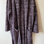 Barefoot Dreams Cozychic Knit Purple Soft Robe With Tie Women’s Size 2 Photo 0