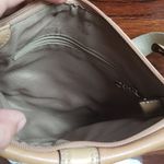 Coach Vtg Tan Chic Y2K Edgy Feminine Classic Buckle SoHo Leather Crossbody Bag Photo 7