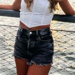 PacSun Gray Jean Shorts Photo 2