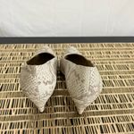 Evan Picone Vintage Evan‎ Picone Snakeskin Pumps Size 9 Photo 2