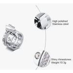 Boutique NEW Large Women's Stacking White Gold Plated Simulated Diamond Ring, Size 5 Photo 13