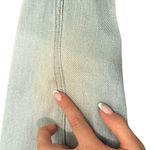 Forever 21 Blue Denim Pink Orange Floral Embroidered Distressed Jean Jacket sz M Photo 8