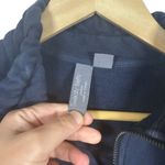 Sweaty Betty  Women’s Quarter Zip Sherpa Pullover in Navy Blue Size 4 Photo 4