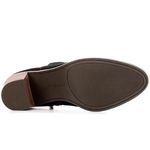 Lucky Brand sz 7.5 Womens Black Chunky Heel Zip Up Ankle Booties Fall Western Photo 7