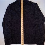 Bloomingdale’s black and gold wool blend knit cardigan sweater. Size Small. Photo 4