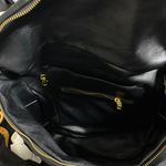 FAWN SOFT LEATHER DIAPER BAG BACKPACK GOOD CLEAN CONDITION INTERCHANGE STRAPS Black Photo 8