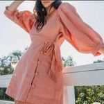 Free People NWOT Carino Linen wrap dress size XS Photo 0