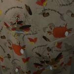 Uniform Advantage UA  "A Time for Giving Thanks" Scrubs Medical Peds Pediatrician Photo 4