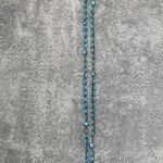 Boho Long Beaded Necklace Blue Multi Photo 1