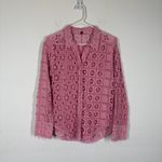 Free People Yesenia Crochet Lace Shacket Size Small Photo 1