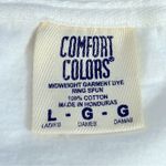 Comfort Colors  Purple and White Zeta Butterfly Tee Size L Photo 6