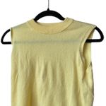 Madewell (re)sponsible cashmere crewneck sweater vest no055 women xxsmall yellow Photo 3