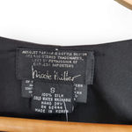 American Vintage Vintage Nicole Miller Silk Black Bloody Mary Novelty Vest S Photo 4