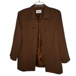 Kasper Vintage  Brown Polyester Pantsuit‎ Photo 0