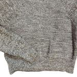 Free People Size L Large Knit Mock Neck Ribbed Baggy Oversized Sweater Crop Photo 2