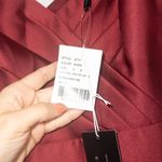Alfred Sung NWT Burgundy Red Faux Wrap Cocktail Dress Size 8 Photo 9