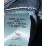 Maurice's Stretch Dark Wash Denim Jeans Women Size 14W Long Skinny Fit Photo 4