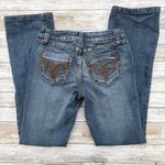 No Boundaries VTG Y2K Boot Cut Jeans  Sz 5 Juniors Low Rise Embroidered Western Photo 1