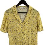 Anthropologie Favorite Daughter Dress Medium Yellow Floral Shirt Style New Photo 3