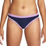 Speedo NWT Peacoat Purple Trim Swim Hipster Bikini Bottom XS Photo 0
