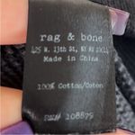 Rag and Bone Chunky Grandpa Cotton Academia Cardigan Grey Black Size Small Photo 7