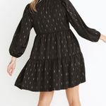 Madewell Metallic Tiered Mini Dress NWT Photo 2