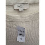 LOFT Outlet Women's Ivory Pullover Sweater Size S Long Sleeve New with tags Photo 1
