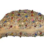 Sand Blossom Wristlet Bag Retailed for 98.00 Gold Photo 6