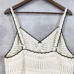 Democracy  Crochet Babydoll Top Size XL Cami Tank Boho Indie Sleaze Festival Chic Photo 5