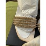 Badgley Mischka Becca rhinestone jeweled sandals size 6 Bridal Fairy Photo 6