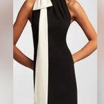 Tadashi Shoji NWOT Bow Detail Black Sleeveless Gown Sz XS Photo 3