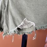 Free People NWT  Makai Cutoff Short in Olive Size 26 Photo 5