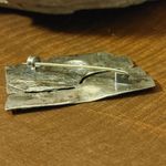 Spartan Mural Vintage Greek Warrior Brooch Shield Helmet Design Unique Split Silver Photo 6