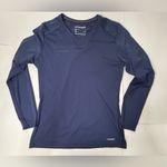 Mammut Sertig Long Sleeve Shirt Women’s Size M Blue Hiking Running Polartec Size M Photo 12