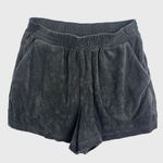 Gap  Black Terrycloth Fabric Elastic Waist Pull-on Casual Running Sweat Shorts S Photo 1