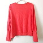 Who What Wear Sweatshirt Coral Puffed Sleeves Crew Neck Sz XXL BNWT Photo 10