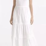 J.Crew  Maxi dress Vintage midi High Neck Tank Poplin ribbed pockets ruffle Photo 12