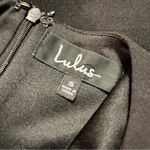 Lulus Stylize Black Flounce Hem Mini Dress Size Small Photo 4