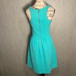 Cynthia Rowley  Aqua Mini Dress Size Small Photo 3