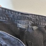 American Eagle Super High Rise Baggy Wide Leg Cargo Jeans Black sz 2 Photo 4